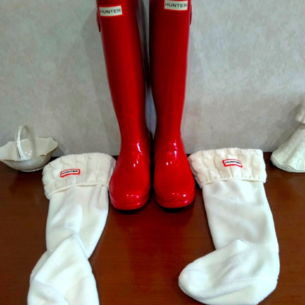 Hunter rain boots